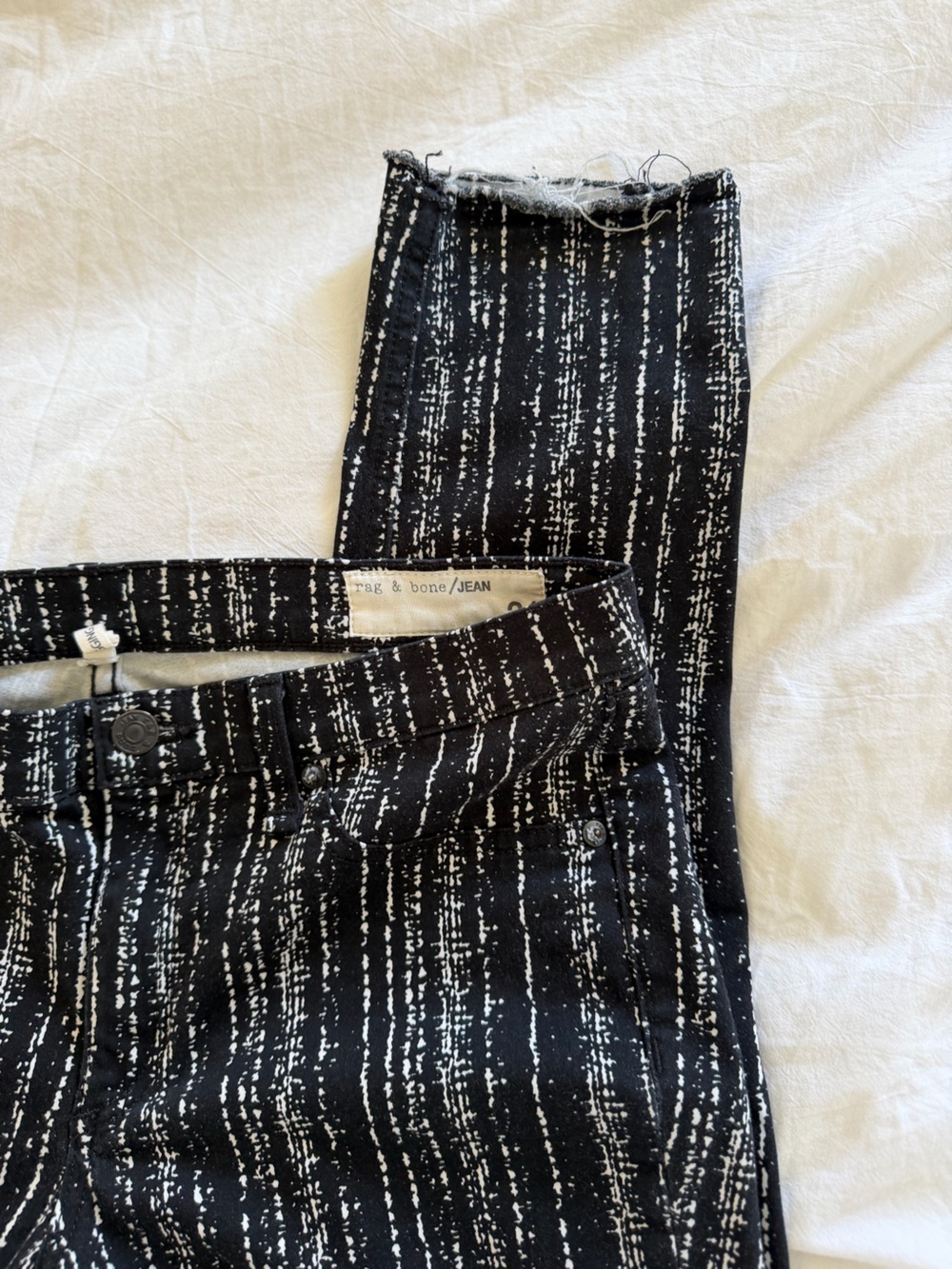 Rag and Bone - Legging Barcode Stretch Pants - Picture 4 of 10